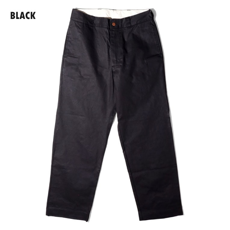 HOUSTON / ヒューストン 10116 60's ARMY CHINO PANTS / 60年代 アーミーチノパンツ -全3色-  メンズ 大きいサイズ ジッパーフライ スタンダード  無地 ミリタリー MILITARY シンプル[10116]