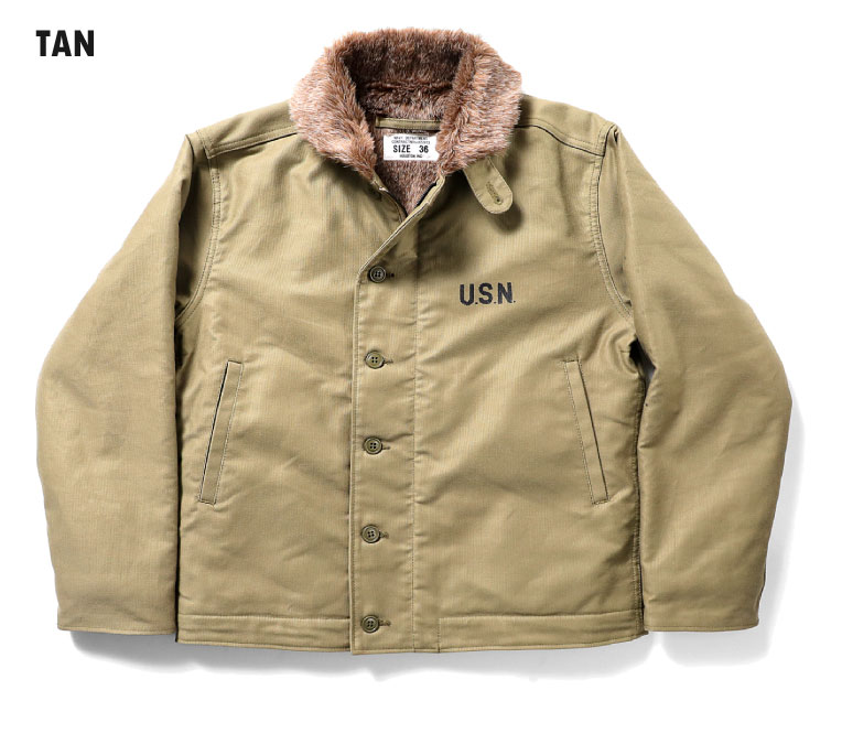 HOUSTON / ヒューストン 5n-1-46 N-1 DECK JACKET -regular model-/N-1デッキジャケット レギュラーモデル- 全5色-