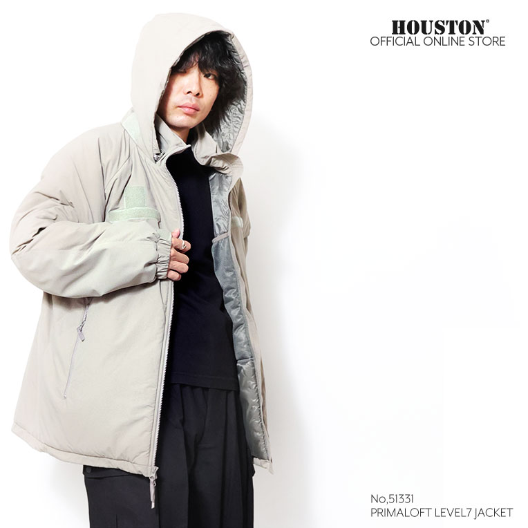 HOUSTON / ヒューストン 51331 PRIMALOFT LEVEL7 JACKET / プリマロフトレベル7ジャケット -全4色-