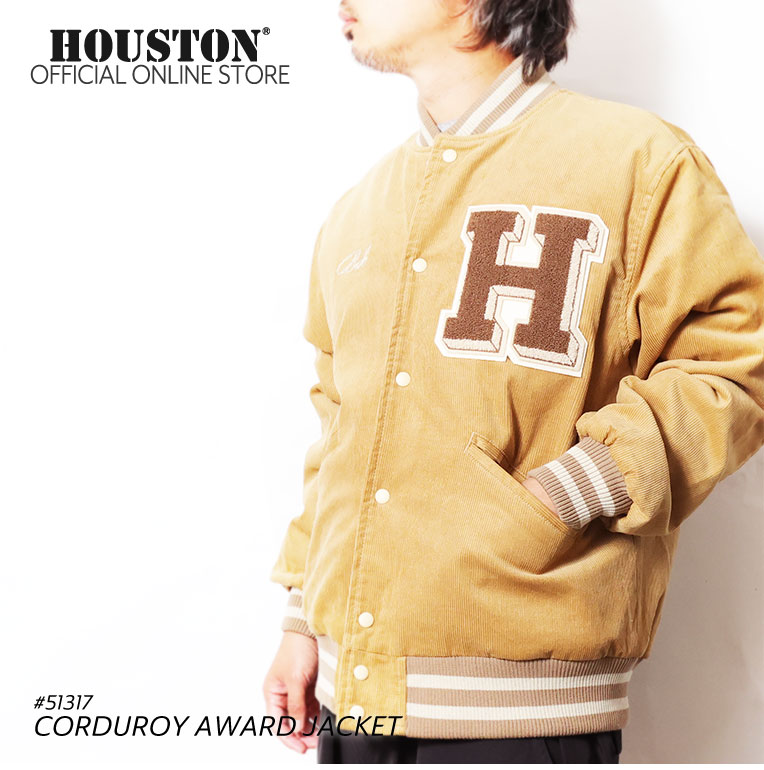 HOUSTON  / ヒューストン 51317 CORDUROY AWARD JACKET / コーデュロイアワードジャケット -全3色-