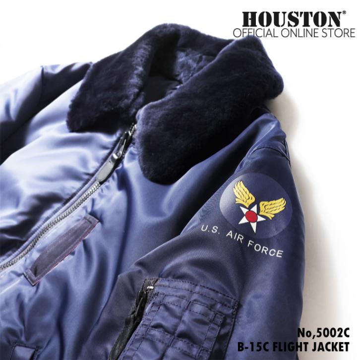 HOUSTON / ヒューストン 5002C B-15C FLIGHT JACKET / B-15Cフライトジャケット -全1色-