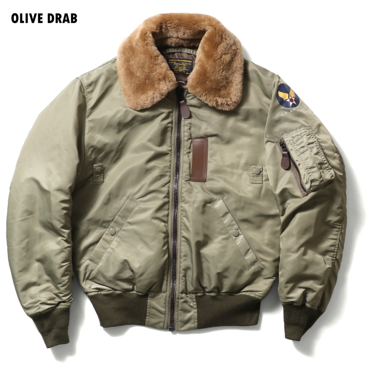 HOUSTON / ヒューストン 5001C B-15B FLIGHT JACKET / B-15Bフライトジャケット -全1色-