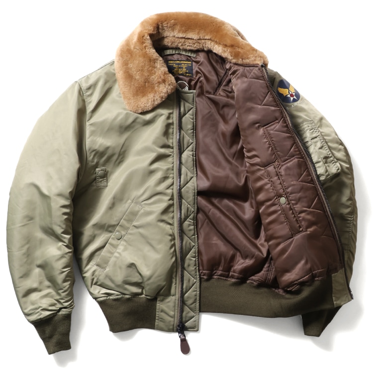 HOUSTON / ヒューストン 5001C B-15B FLIGHT JACKET / B-15Bフライトジャケット -全1色-
