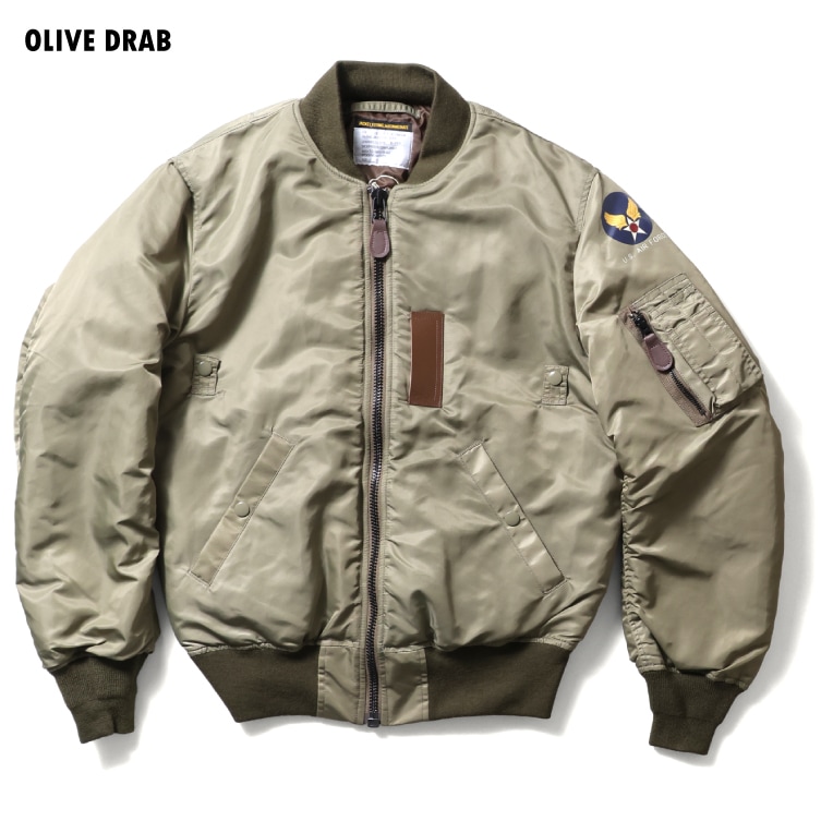 HOUSTON / ヒューストン 5004C B-15B FLIGHT JACKET -MODIFY-/B-15Bフライトジャケット -モディファイ-  -全1色- 