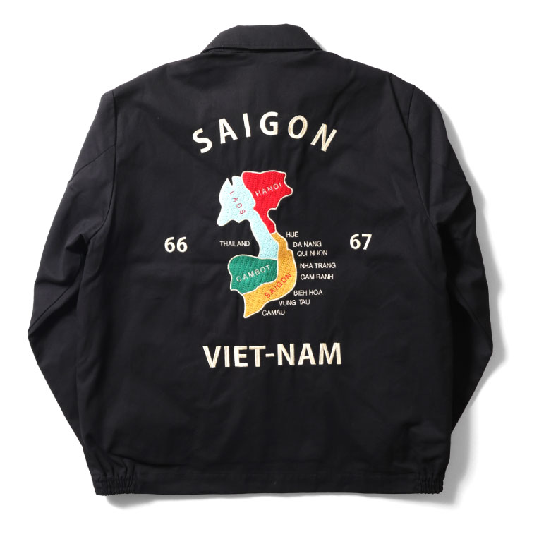 HOUSTON / ヒューストン 51351 VIETNAM JACKET (MAP) / ベトナムジャケット -全7色-
