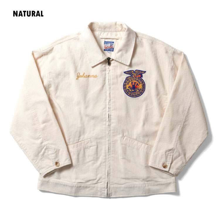 HOUSTON woman / ヒューストン ウーマン 24HL007 FARMERS JACKET / ファーマーズジャケット -全3色- レディース ジャケット 軽アウター コーデュロイ 古着 ワイドシルエット ヴィンテージ [24HL007]
