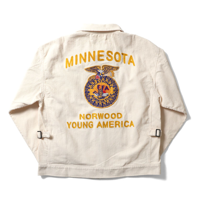 HOUSTON woman / ヒューストン ウーマン 24HL007 FARMERS JACKET / ファーマーズジャケット -全3色- レディース ジャケット 軽アウター コーデュロイ 古着 ワイドシルエット ヴィンテージ [24HL007]