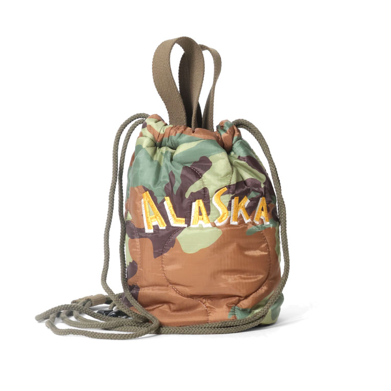 HOUSTON / ヒューストン 6846 EMB QUILTING EFECT BAG (ALASKA) / 刺繍キルティングエフェクトバッグ(アラスカ) -全3色- 