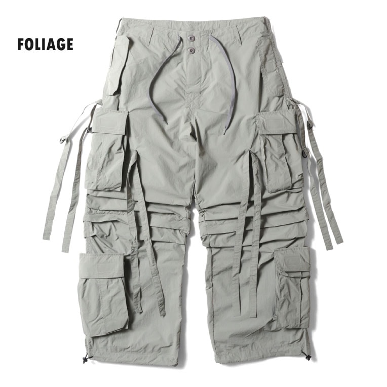 HOUSTON NYLON UK TECHNO PANTS グレーM