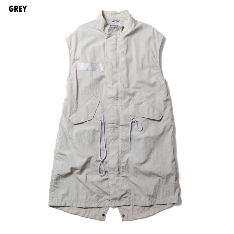 HOUSTON woman / ヒューストン ウーマン 24HL023 M-65 LONG VEST / ロングベスト -全4色- ビンテージ アウトドア リメイク ポケット 無地 シンプル アメカジ レディース ジレ MILITARY ミリタリー [24HL023]