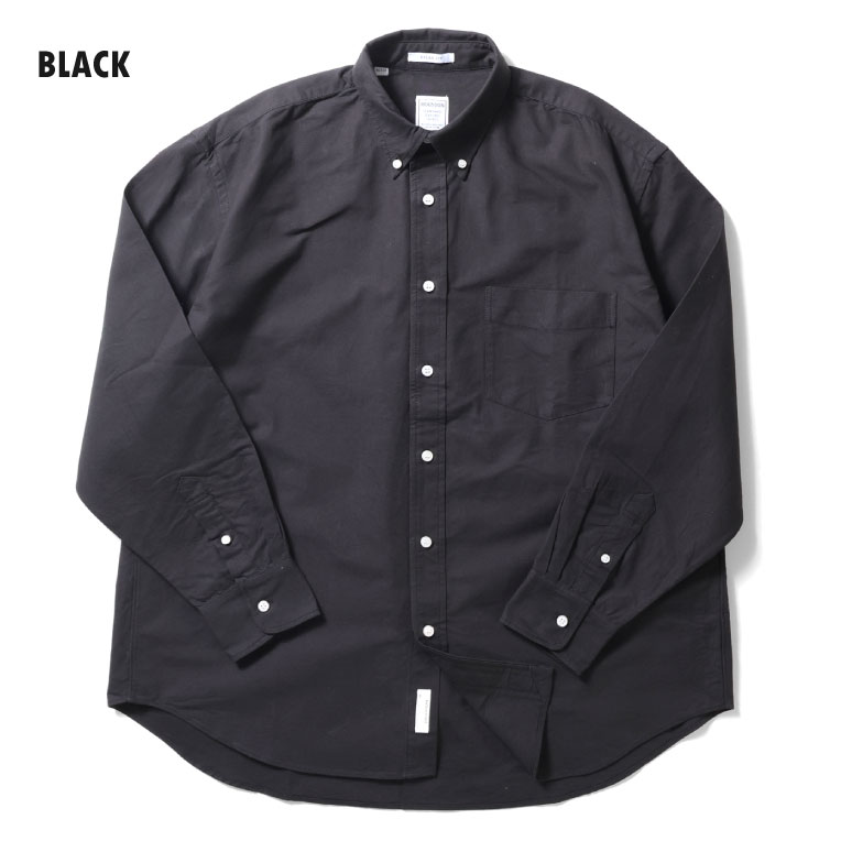 HOUSTON  / ヒューストン 41066 OXFORD B/D SHIRT(RELAX FIT) / オックスフォードボタンダウンシャツ(リラックスフィット) -全6色- メンズ シンプル 長袖シャツ ミリタリー カジュアル アメカジ ヴィンテージ  シャンブレー 無地 オフショルダー[41066]