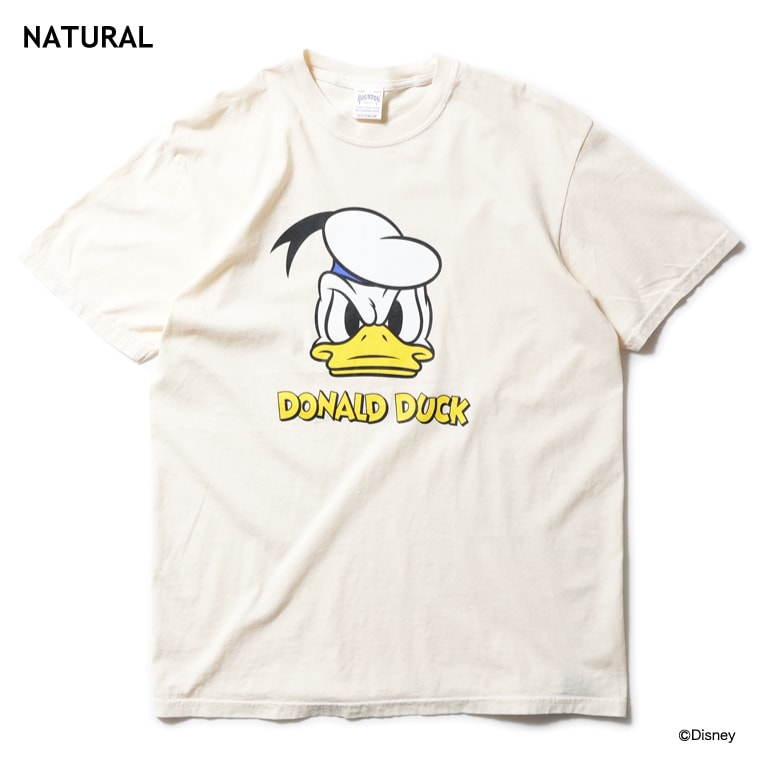 HOUSTON / ヒューストン 22223 【HOUSTON】 DONALD DUCK PRINT S/S TEE / ドナルドダックプリント半袖Tシャツ -全3色-