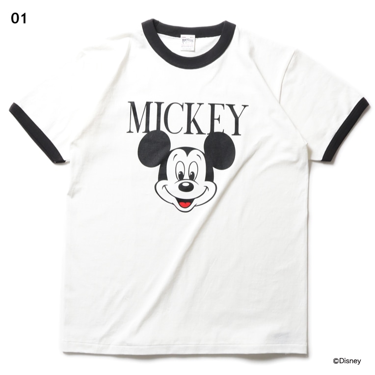 HOUSTON / ヒューストン 22226 【HOUSTON】 MICKEY PRINT RINGER S/S