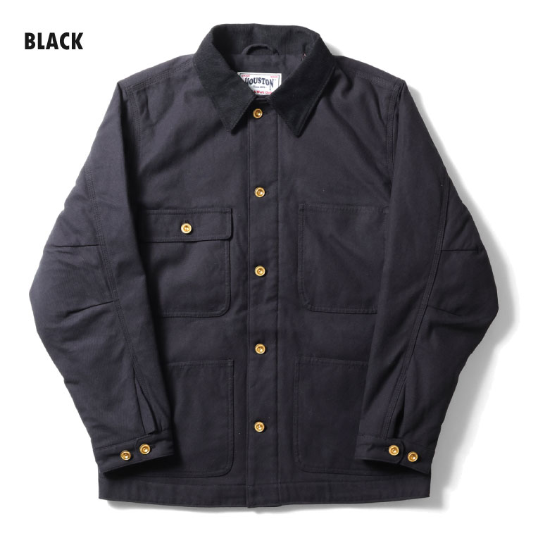 HOUSTON / ヒューストン 51407 SOLID VIYELLA COVERALL / ソリッドビエラカバーオール -全6色-