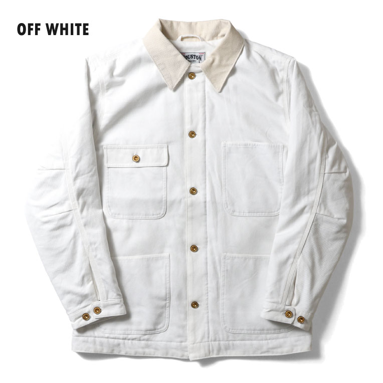 HOUSTON / ヒューストン 51407 SOLID VIYELLA COVERALL / ソリッドビエラカバーオール -全6色-
