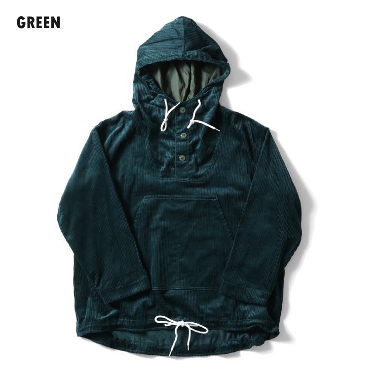 HOUSTON woman / ヒューストン ウーマン 5001W CORDUROY ANORAK PARKA / コーデュロイアノラックパーカー -全4色-