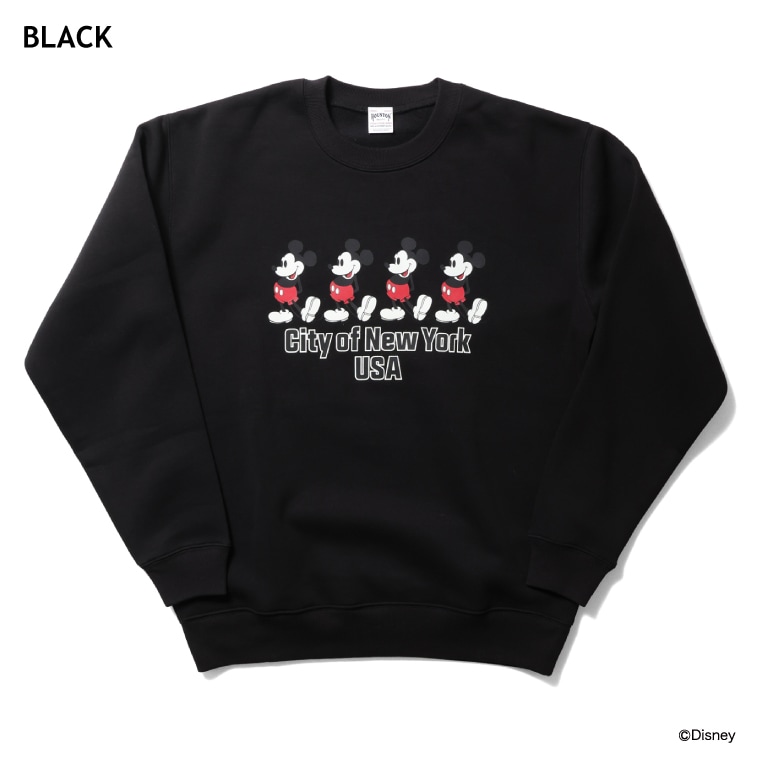 HOUSTON / ヒューストン 22258 【HOUSTON】 MICKEY MOUSE C/N SWEAT