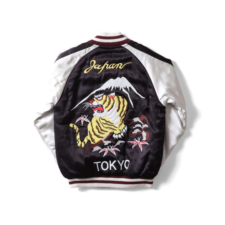 HOUSTON  / ヒューストン 51413 KIDS SOUVENIR JACKET (TIGER) / スーベニアジャケット -全3色- キッズサイズ 刺繍 スカジャン ミリタリー 虎 アメカジ ヴィンテージ TOKYO JAPAN[51413]