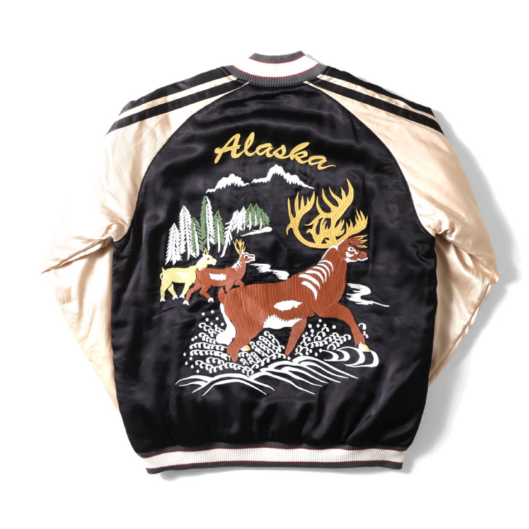 HOUSTON / ヒューストン 51394 RAYON SOUVENIR JACKET (ALASKA) / レーヨンスーベニアジャケット -全3色-