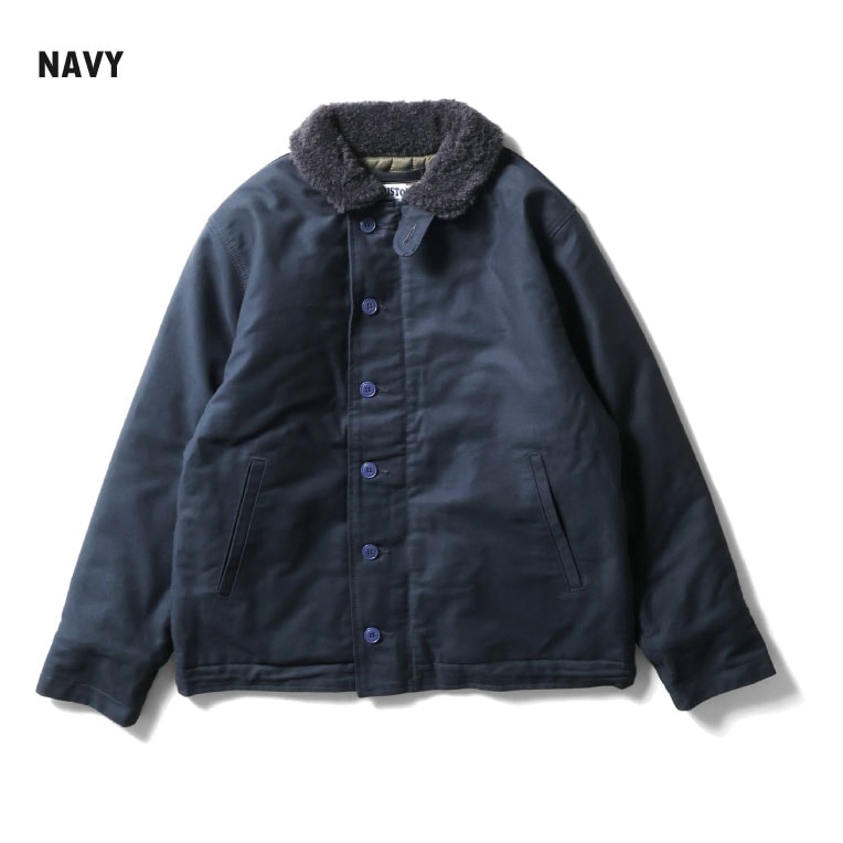 【OFFICIAL限定】HOUSTON / ヒューストン 51466 N-1 DECK JACKET - Light model - / N-1 デッキ ジャケット - ライトモデル - 