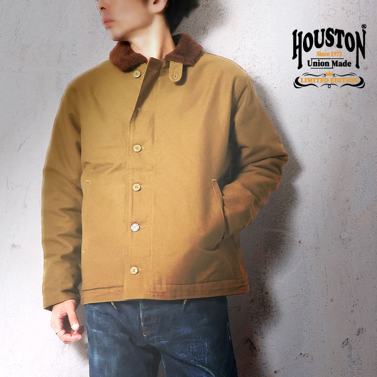 Houston ベトジャン ドリズラージャケット カラー：キャメル re-ap_51354