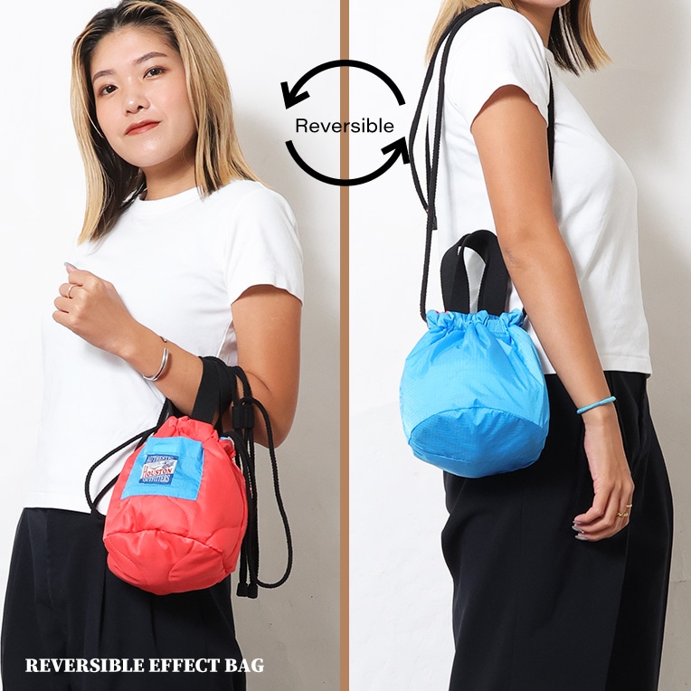 HOUSTON woman / ヒューストンウーマン 6001W REVERSIBLE EFFECT BAG / リバーシブルエフェクトバッグ -全4色-