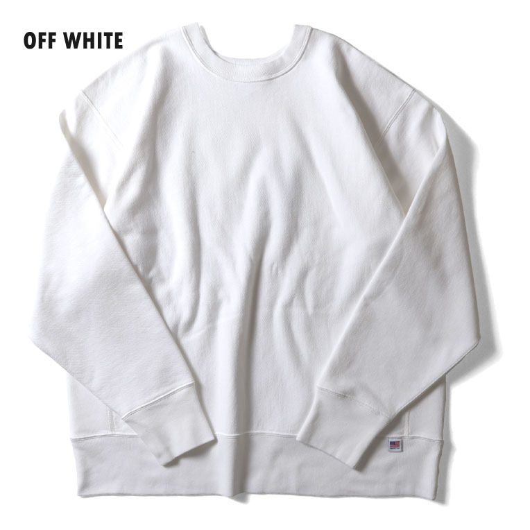HOUSTON  / ヒューストン 22177 U.S. COTTON R/V SWEAT / U.S.コットンスウェットシャツ -全3色- 