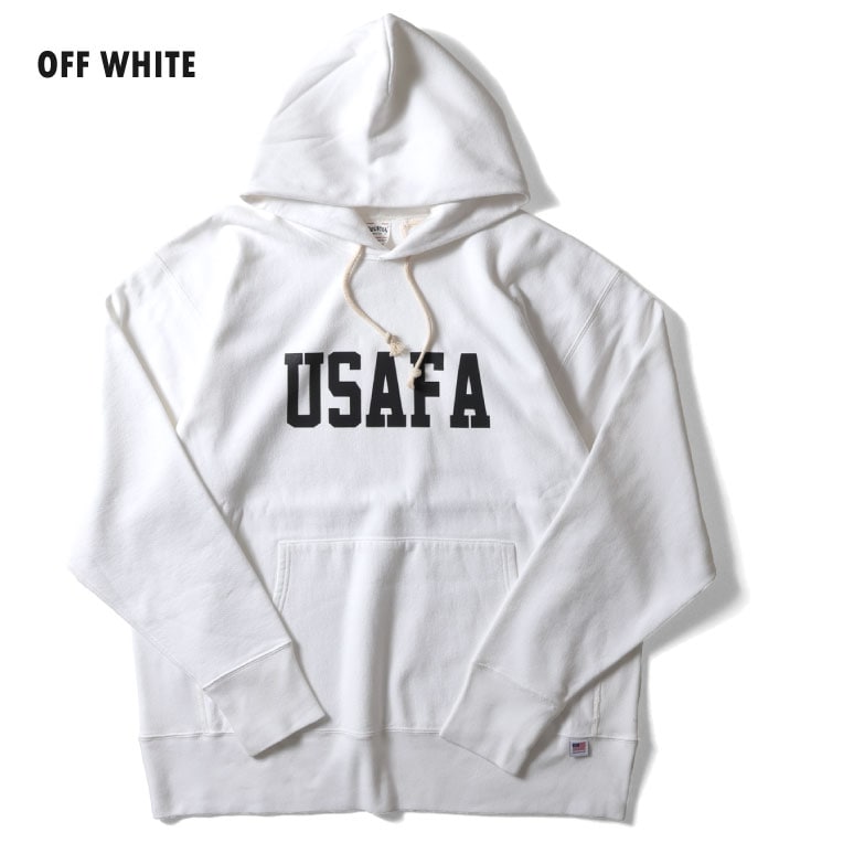 HOUSTON  / ヒューストン 22269 PRINT U.S. COTTON R/V HOODIE(USAFA) / U.S.コットンフーディ -全2色- メンズ ミリタリー MILITARY アメカジ 無地 ビンテージ パーカー PARKA [22269]