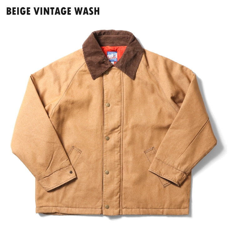 HOUSTON woman / ヒューストン ウーマン 5004W 8oz DENIM SHORT HUNTING JACKET / デニムショートハンティングジャケット -全4色- レディース 短め ヴィンテージ キルティング アウトドア アメカジ ミリタリー [5004W]