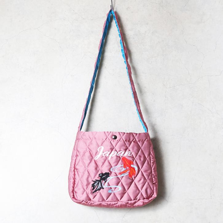 HOUSTON woman / ヒューストンウーマン 6011W SATIN SHOULDER BAG (CAT) / サテンショルダーバッグ (キャット) -全3色-