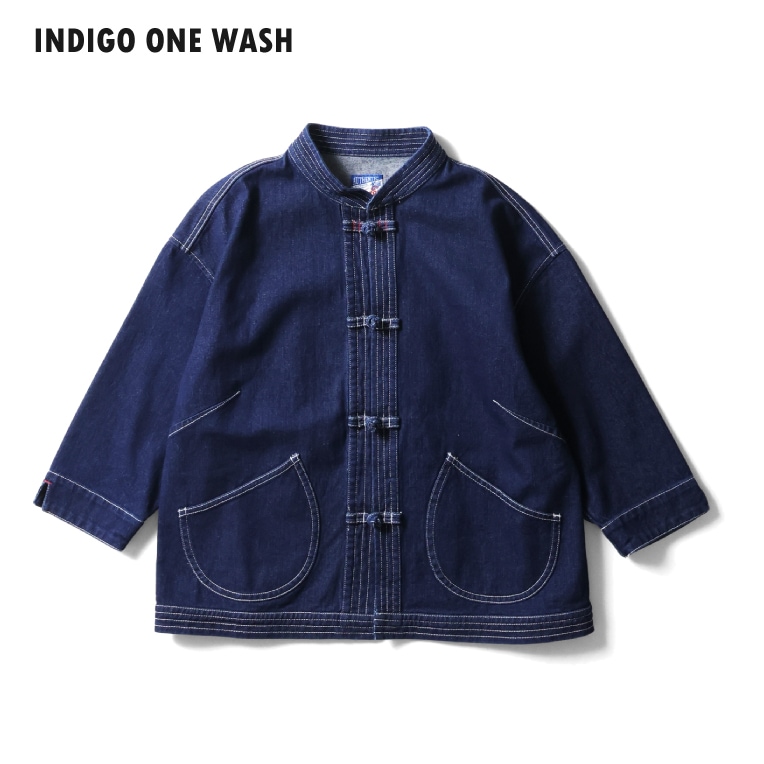 HOUSTON woman / ヒューストン ウーマン 5025W 10oz DENIM CHINA JACKET / デニムチャイナジャケット -全3色- 