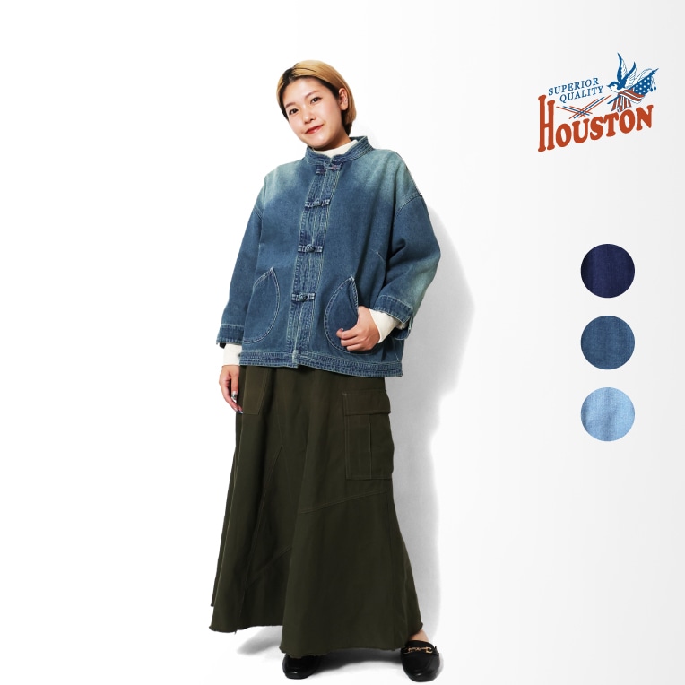 HOUSTON woman / ヒューストン ウーマン 5025W 10oz DENIM CHINA