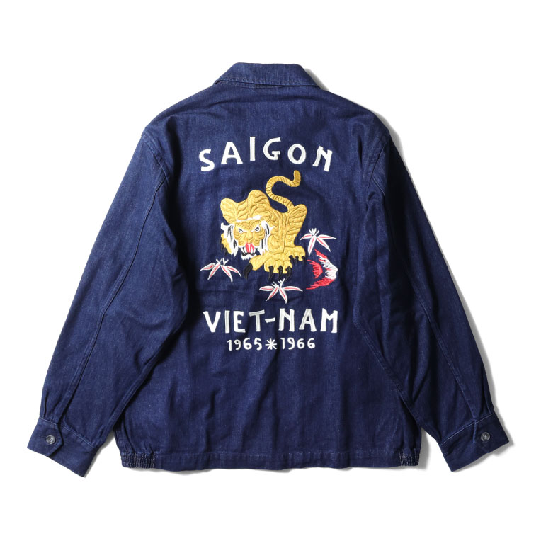 HOUSTON  / ヒューストン 51479 DENIM VIETNAM JACKET (TIGER) / デニムベトナムジャケット -全4色- 
