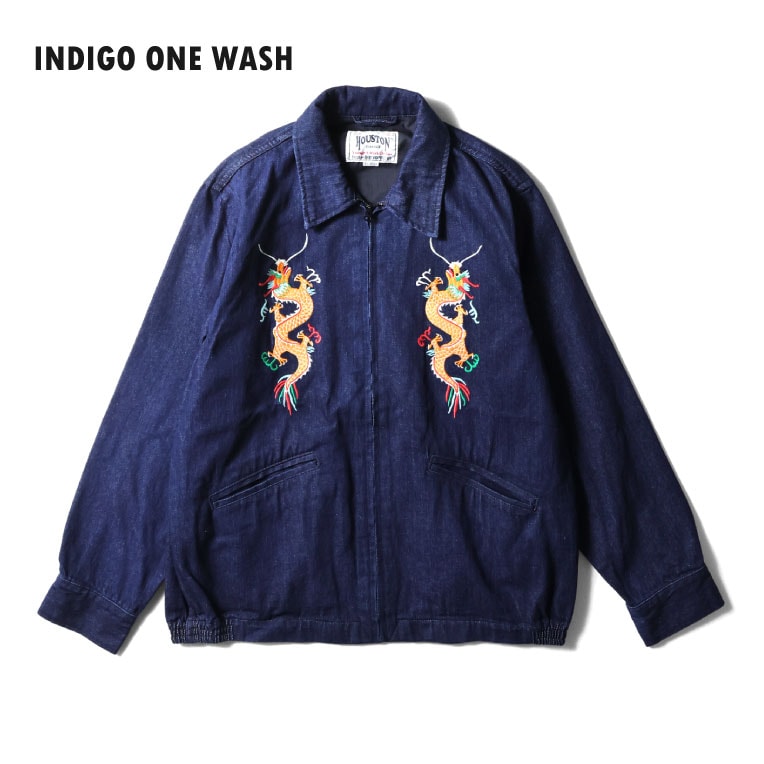HOUSTON  / ヒューストン 51480 DENIM VIETNAM JACKET (MAP) / デニムベトナムジャケット -全4色- 