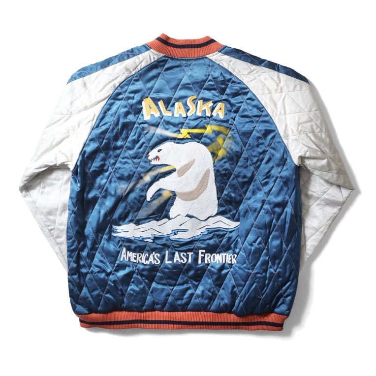 HOUSTON  / ヒューストン 51468 QUILTING RAYON SOUVENIR JACKET (ALASKA) / キルティングレーヨンスーベニアジャケット -全3色-