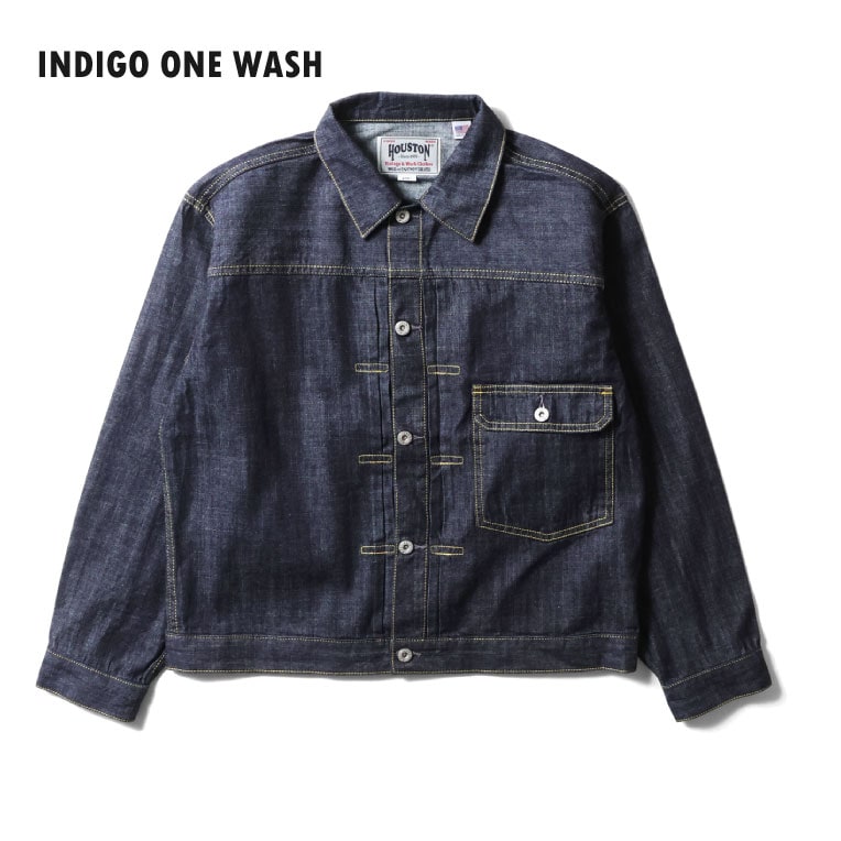 HOUSTON / ヒューストン 51498 US COTTON DENIM SHIRT JACKET / USコットンデニムシャツジャケット -全3色- 