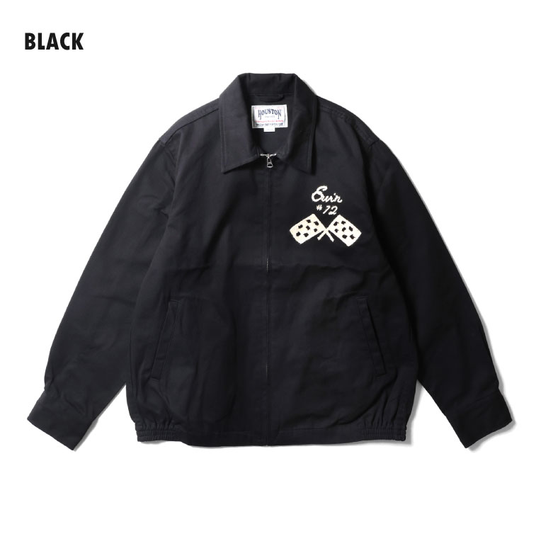 HOUSTON  / ヒューストン 51475 EMB HARRINGTON JACKET(METROPOLITAN)  / 刺繍ハリントンジャケット -全3色- 