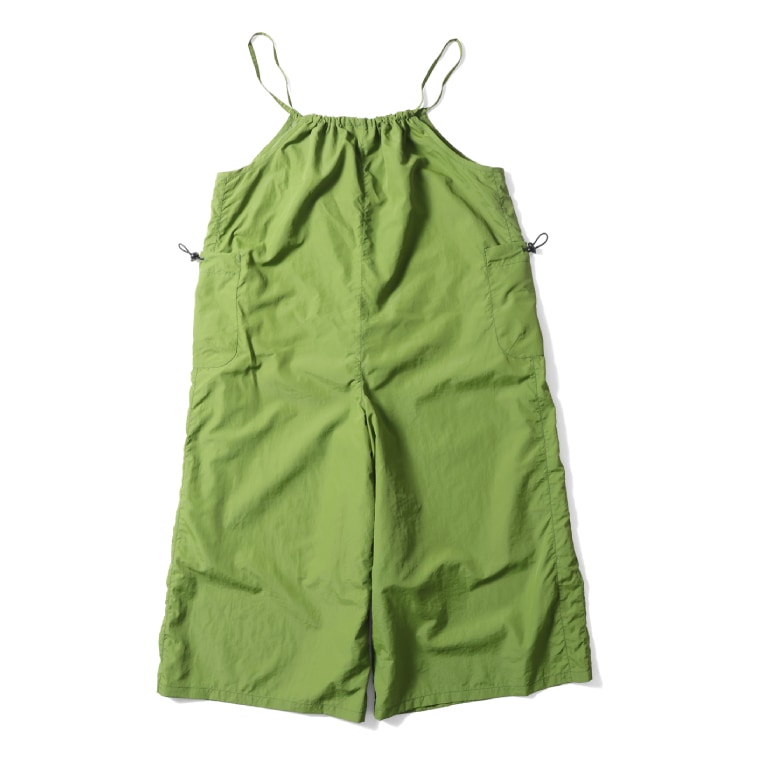HOUSTON woman / ヒューストン ウーマン 1017W NYLON GATHERED OVERALLS / ナイロンギャザーオーバーオール -全3色- 