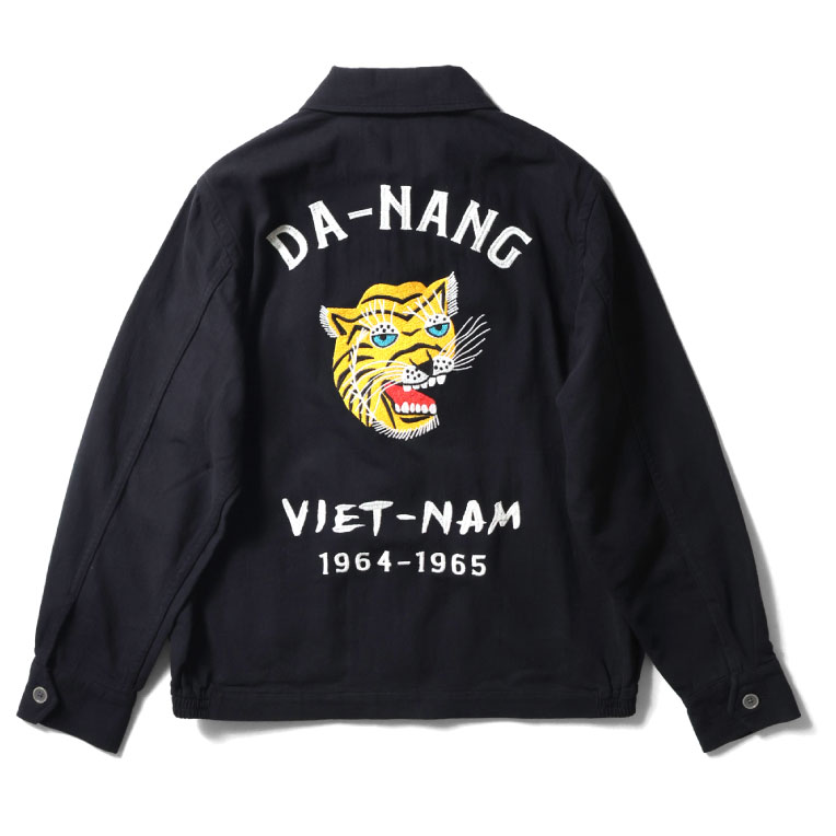 HOUSTON  / ヒューストン 51476 COTTON LINEN VIETNAM JACKET (TIGER) / コットンリネンベトナムジャケット -全4色-