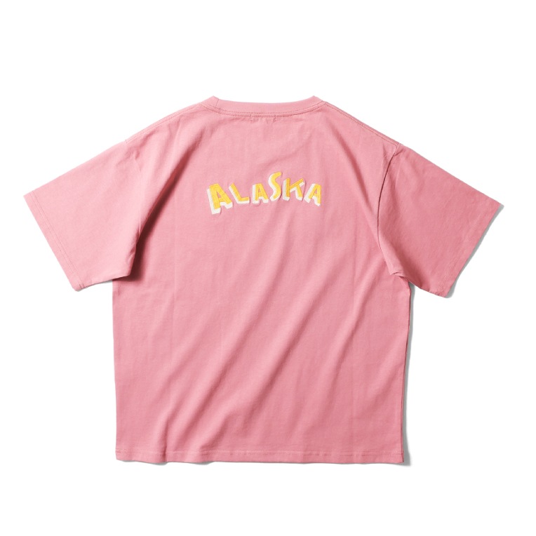 HOUSTON woman / ヒューストン ウーマン 2010W EMBROIDERY TEE (ALASKA) / 刺繍TEE -全3色- 