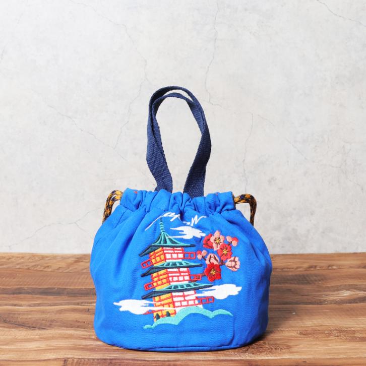 HOUSTON woman / ヒューストンウーマン 6013W COTTON EFFECT BAG (DRAGON) / コットンエフェクトバッグ -全3色- 