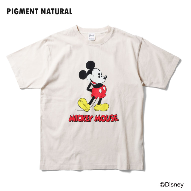 HOUSTON / ヒューストン 22281【HOUSTON】MICKEY PIGMENT PT S/S TEE -1- / ミッキーピグメント半袖TEEシャツ -全3色- 