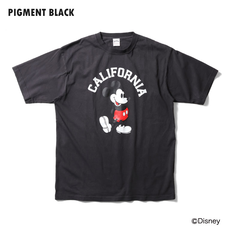 HOUSTON / ヒューストン 22282【HOUSTON】MICKEY PIGMENT PT S/S TEE-2- / ミッキーピグメント半袖TEEシャツ -全3色- 