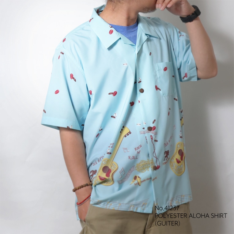 UNIVERD72 / ユニバード72 41237 DRY ALOHA SHIRT (GUITER) / アロハ