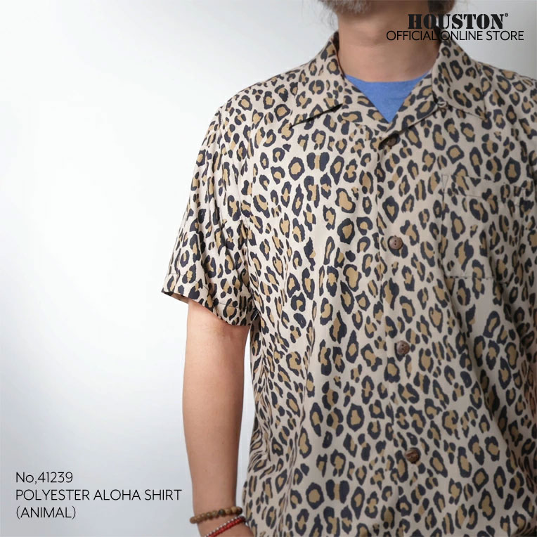 UNIVERD72 / ユニバード72 41239 DRY ALOHA SHIRT (ANIMAL) / アロハシャツ -全3色- 
