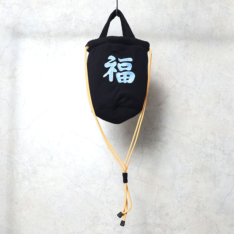 HOUSTON / ヒューストン 6890 EMB PILE EFFECT BAG (DRAGON) / 刺繍パイルエフェクトバッグ -全3色- 