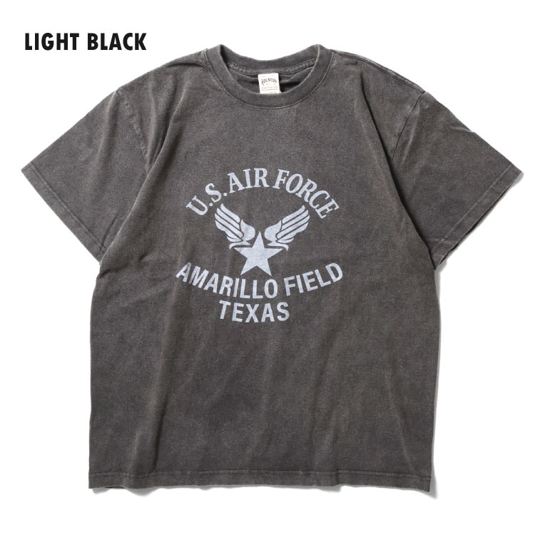 HOUSTON  / ヒューストン 22354 POWDER FROST MILITARY TEE(US AIR FORCE) / パウダーフロストミリタリープリント半袖Tシャツ -全6色- メンズ MILITARY アメカジ ビンテージ 5.6oz[22354]