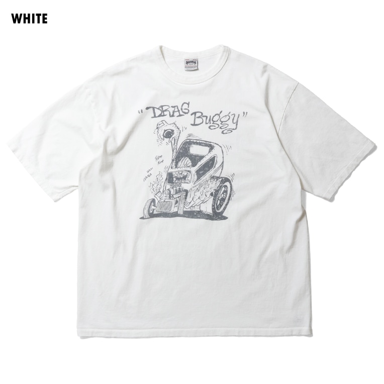 【OFFICIAL限定】 HOUSTON / ヒューストン U2004 PRINT TEE (BUGGY) / プリント半袖Tシャツ (バギー) -全2色-