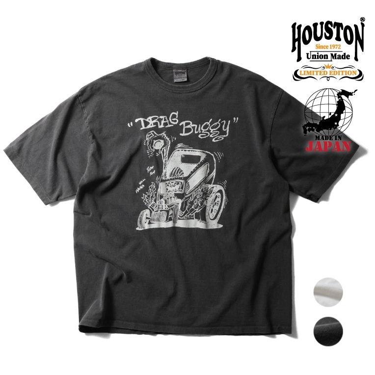 【OFFICIAL限定】 HOUSTON / ヒューストン U2004 PRINT TEE (BUGGY) / プリント半袖Tシャツ (バギー) -全2色-