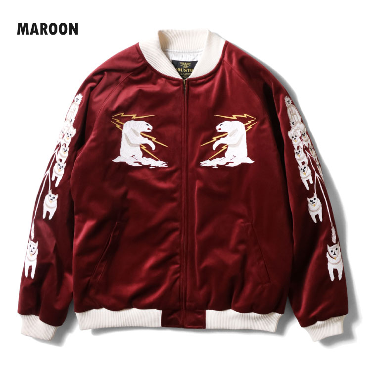 HOUSTON / ヒューストン 51521 VELVETEEN SOUVENIR JACKET (ALASKA) / 別珍スーベニアジャケット -全3色-